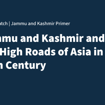 The Dispatch Primer on Jammu and Kashmir Jammu and Kashmir under Ranbir Singh and the High Roads of Asia