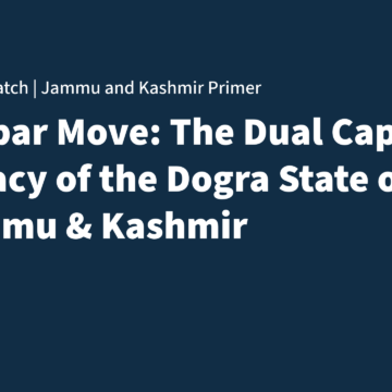 Untitled The Darbar Move: A 19th-Century Innovation That Shaped Jammu & Kashmir’s Dual-Capital Legacy