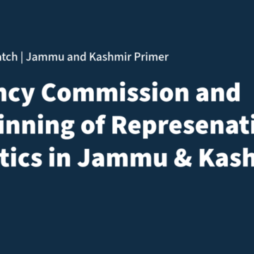 Untitled The Glancy Commission and the Beginnings of Representative Politics