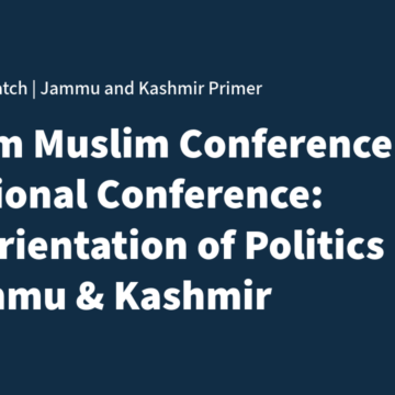Untitled From Muslim Conference to National Conference: Reorientation of Politics in the Late 1930s
