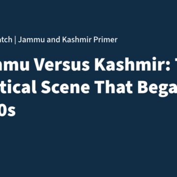 Untitled Jammu versus Kashmir: The political scene that began to shape up in 1940s