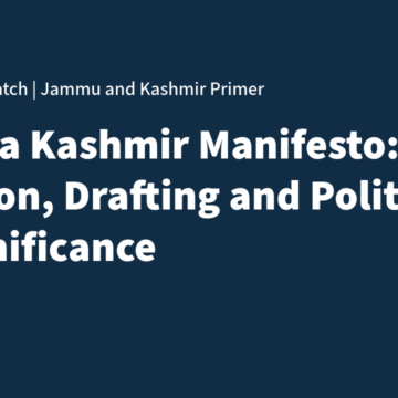 Untitled The Naya Kashmir Manifesto: Vision, Drafting, and Political Significance