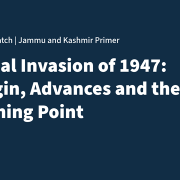 Untitled The Tribal Invasion of 1947: Origins, Advance, and the Turning Point