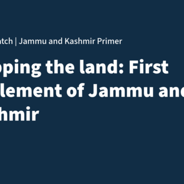 Untitled Mapping the Land: The First Settlement Survey of Jammu and Kashmir