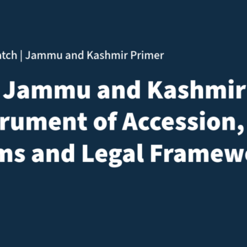 Untitled The Instrument of Accession: Terms, Legal Framework, and the First Weeks After Accession