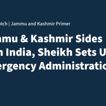 Untitled Sheikh Abdullah’s Jammu and Kashmir Emergency Administration, 1947–48